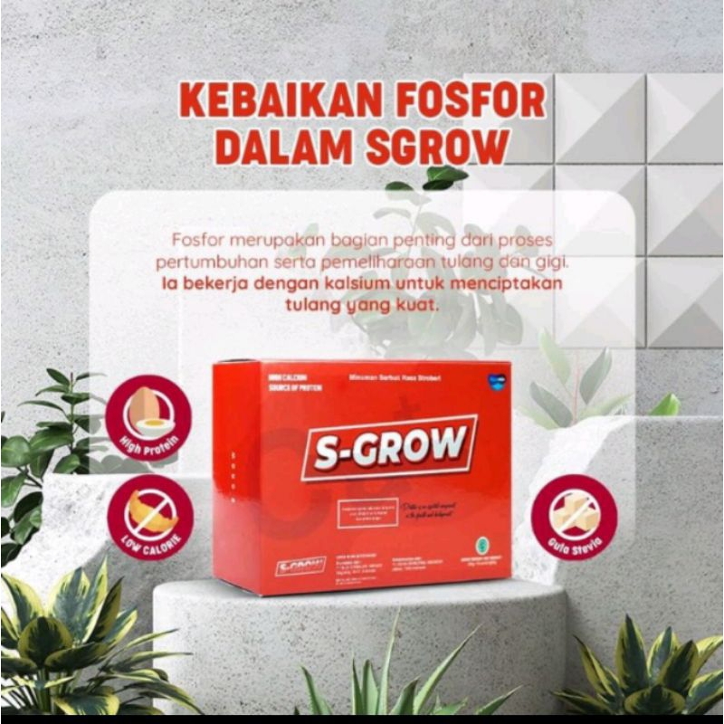 

S-grow susu kesehatan peninggi badan jual 5 sachet @25 gr original..