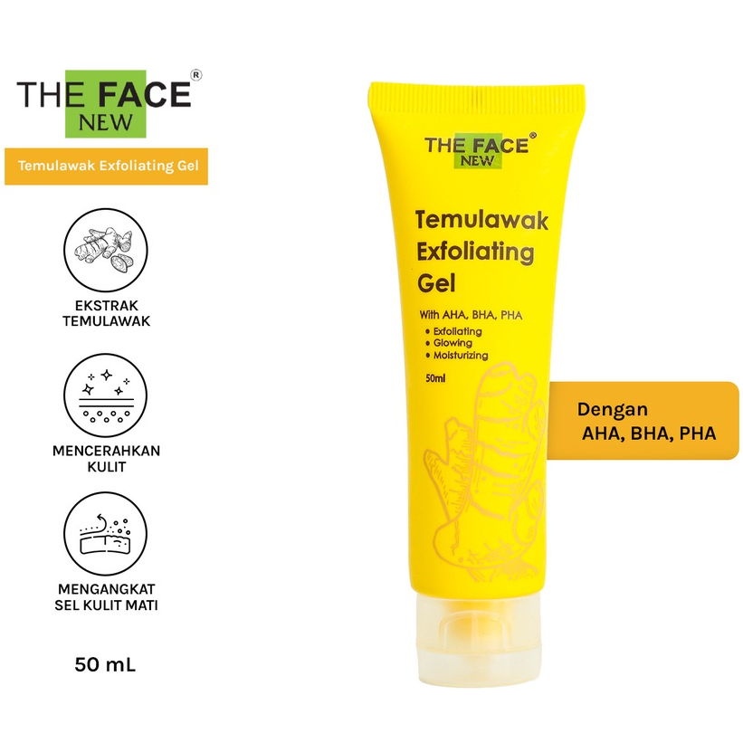 The Face Temulawak Exfoliating Gel 50ml