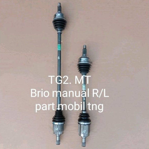Cv Join Joint Assy Drive Shaft As Roda Depan Honda Brio Manual Tg2