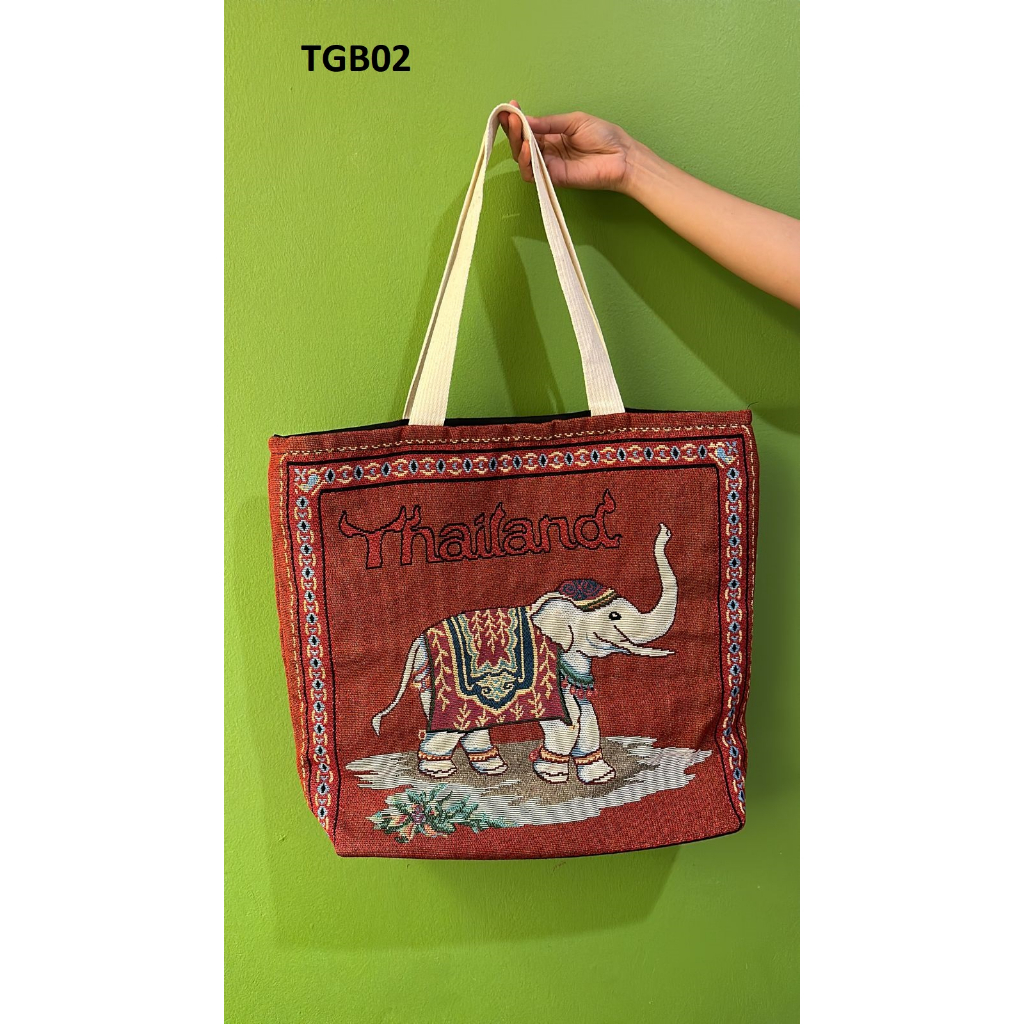 TOTE ZIPER BKK MOTIF GAJAH