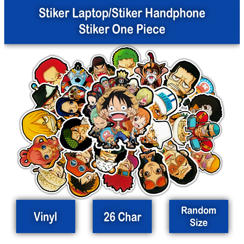 

Stiker One Piece/Stiker Handphone/Stiker Laptop/Stiker Buku