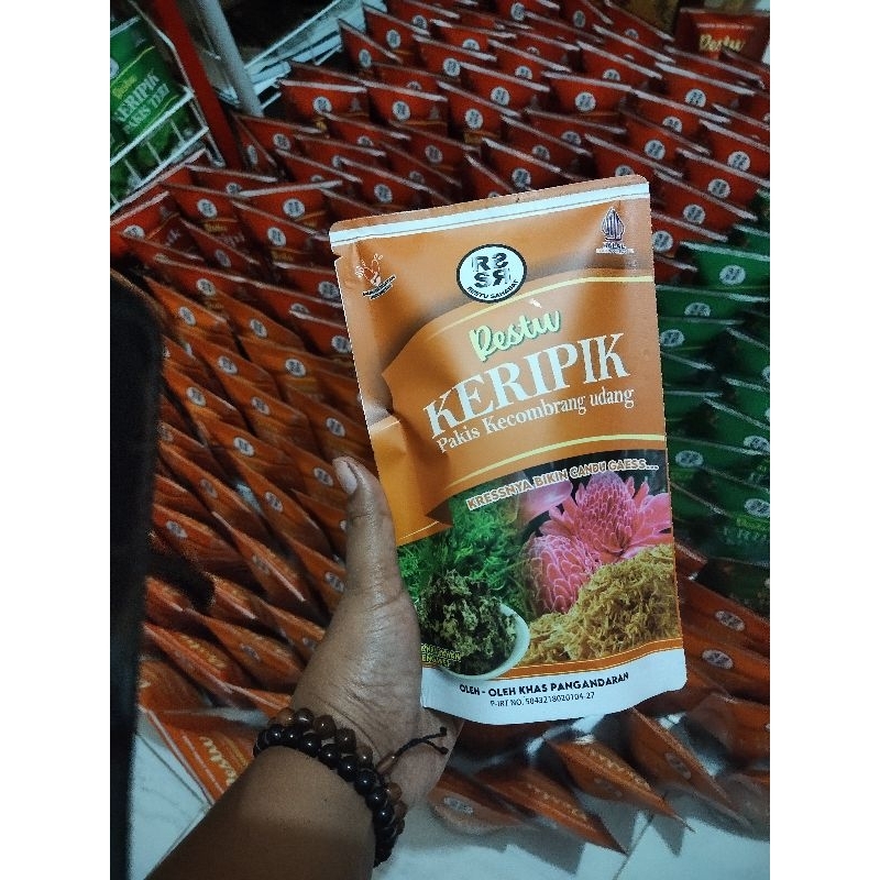 

Snack Keripik Pakis.Kecombrang Udang 65g