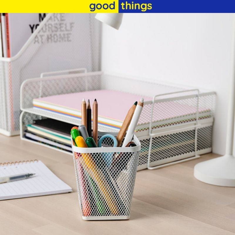 

Tempat Pensil Ikea Dronjons Pulpen Tempat Alat Tulis Serbaguna Pen Holder Besi Putih