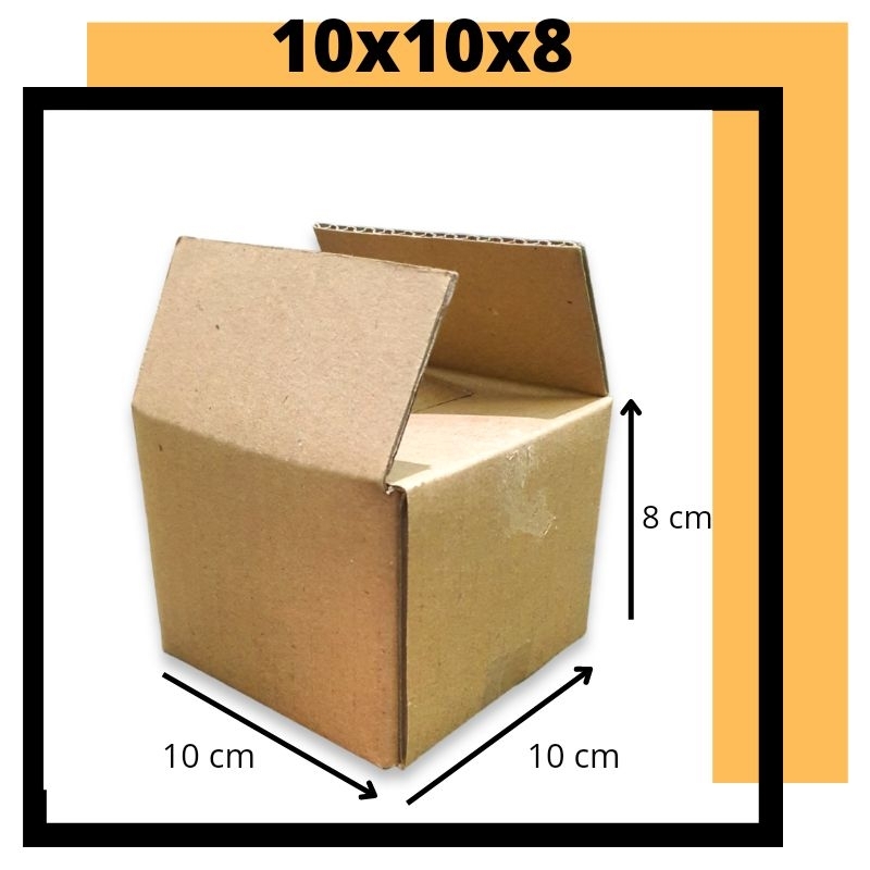 box packing 10x10x8 cm / kardus packing / kardus online shop / box custom / kardus multifungsi / kar