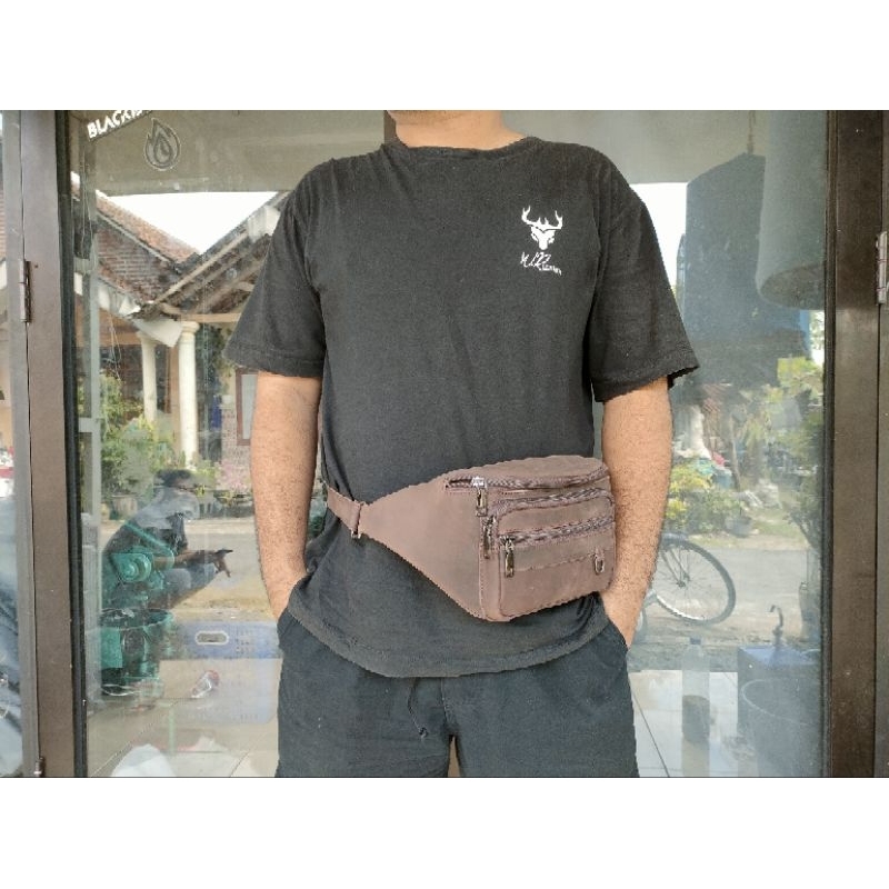 Waistbag Grazie horse kulit asli Bag Man Leather Original