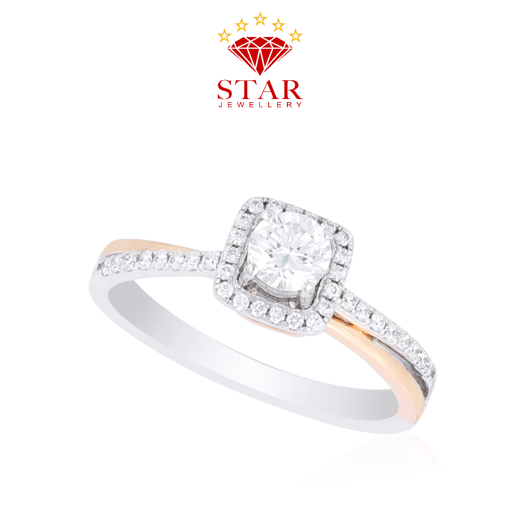 Cincin Berlian Solitaire Sertifikat GIA LPLR636070 - Star Jewellery