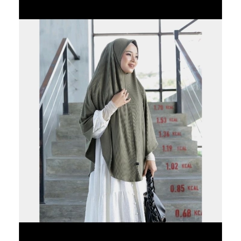 Preloved Noura syari knit series by Raina Signature