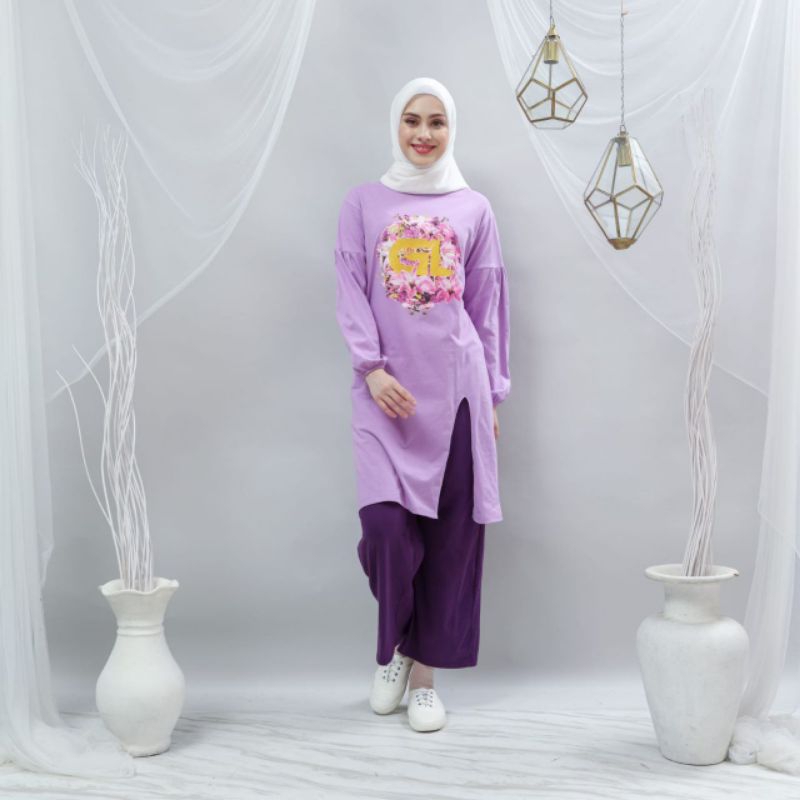 Setelan Kulot Anak Perempuan Remaja Tanggung Glamoas GL