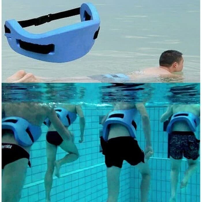 SWIM aqua BELT SABUK RENANG TERAPI jalan WATER JOGGING PEMULA DEWASA AQUA WATER GYM BELT-alat terapi air latihan renang fitness aqua jogging belt sport Floating Rehab Support Belt swim belt olahraga di air sabuk pelampung pinggang air water belt healthy