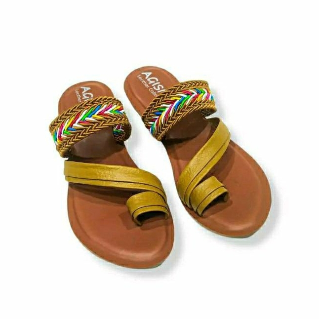 (COD) Sandal Kulit Wanita