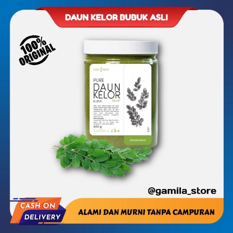 

Daun Kelor Bubuk 400 Gram Serbuk Moringa Natural Super Food