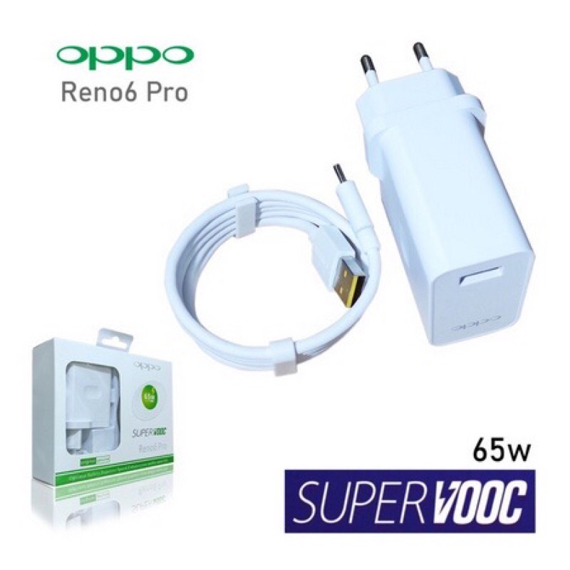 CHARGER OPPO RENO 7PRO 65WATT SUPPORT VOOC Fast Charging ORIGINAL USB MICRO & TYPE C