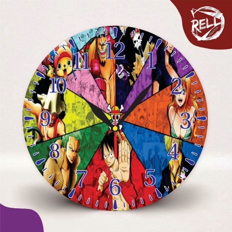 Jam Dinding Anime One Piece
