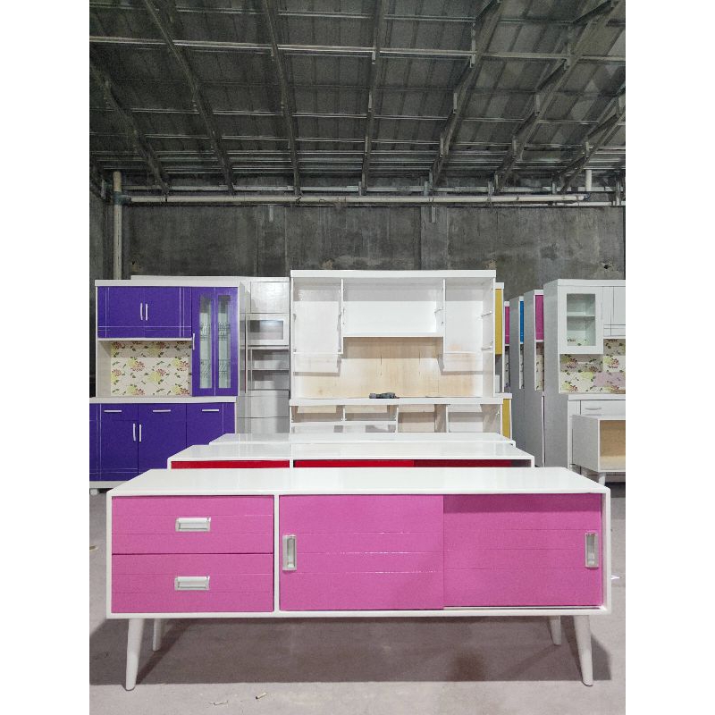 Meja TV Retro Bufet Rata (Bekasi)