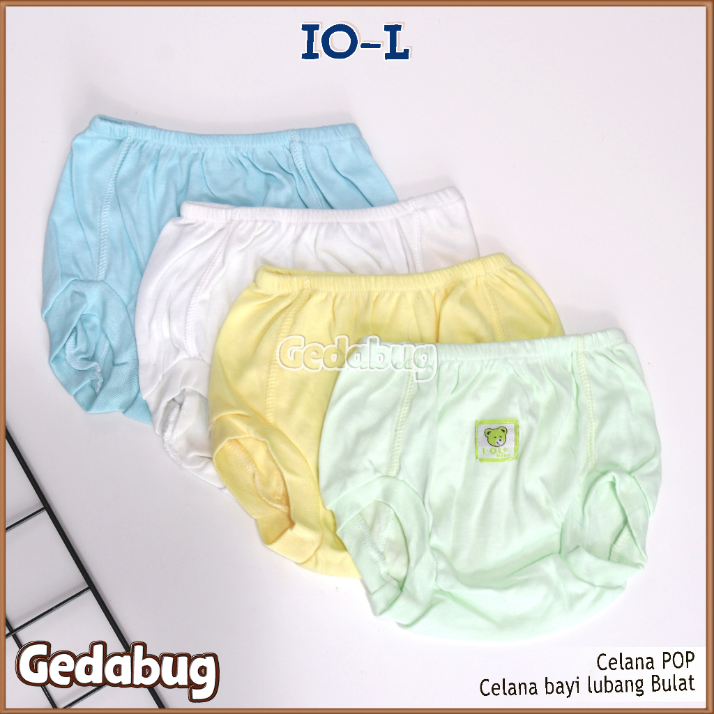 Celana Pop I-OL Warna | Perlengkapan Pakaian Bayi New Born IOL | Gedabug