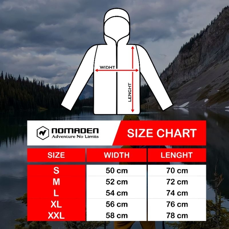 Jaket Puffer Dacron Nomaden Torean Plus Stuff Sack