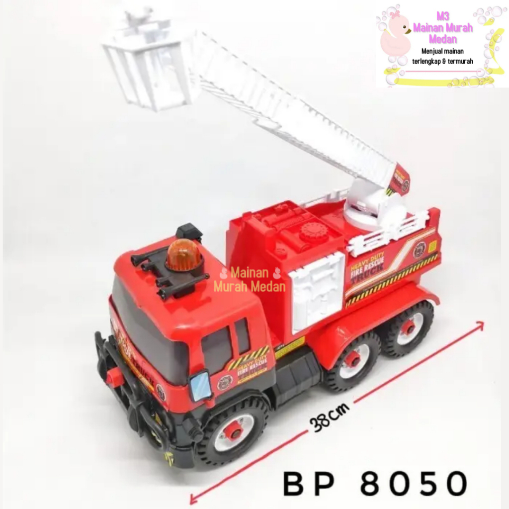 M3 - Mainan Anak Mobil Pemadam Kebakaran - Fire Rescue Truck BP8050