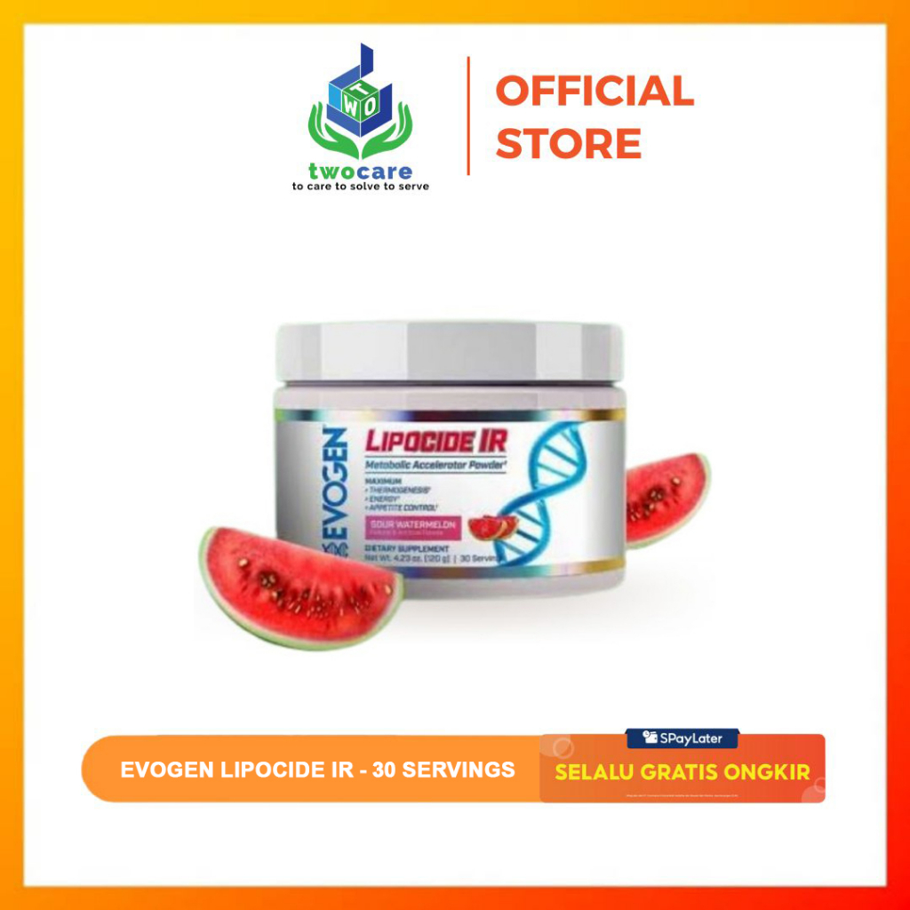 Evogen Lipocide IR 30 Serv Serving Extreme Fat Burner - Pembakar Lemak