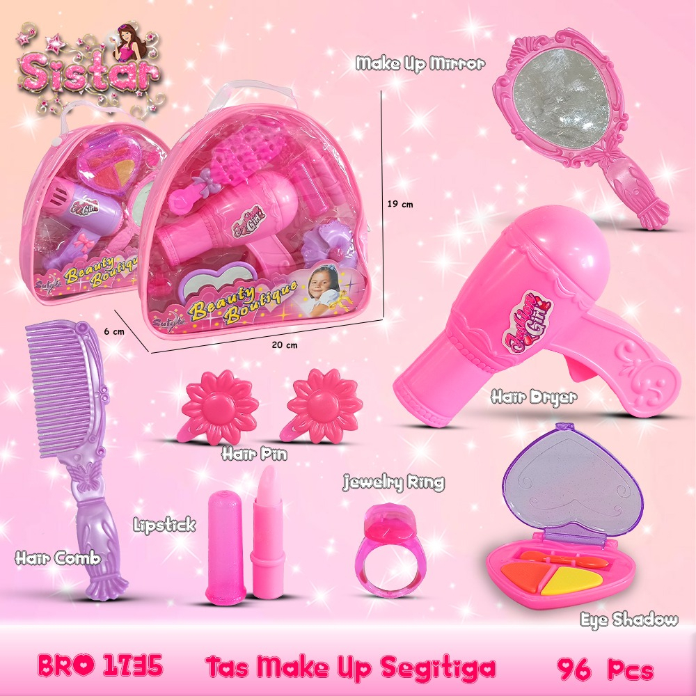 PROMO BRO1735  BRO1736 BRO1737 SMA-9992 SMA-628A11 SMA-6287 Tas Salon Set Peralatan Perlengkapan Salon Salonan Make Up Dandan Merias Rias Pretend Play Sets Mainan Anak Permainan Edukasi Montessori