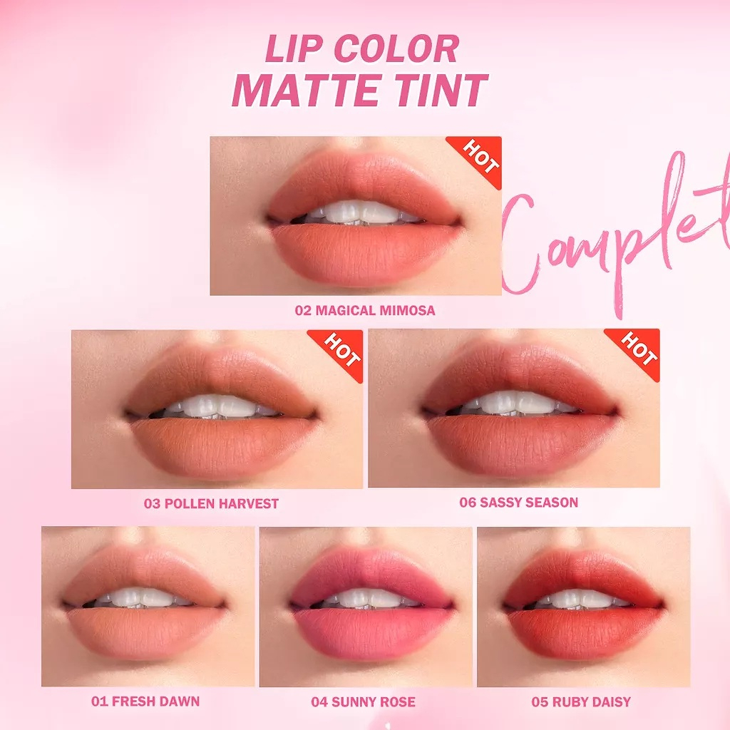 BNB BARENBLISS FULL BLOOM TRANSFERPROOF MATTE TINT - BPOM - LIP TINT BNB MURAH