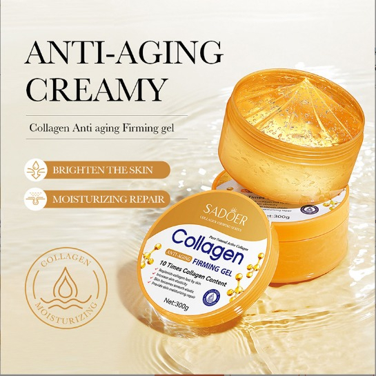 Sadoer Collagen Anti-aging Gel/ Gel Anti Kerutan/ Penuaan Firming Gel 300 Gr