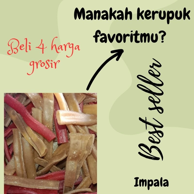 

250gram kerupuk impala/ pipa