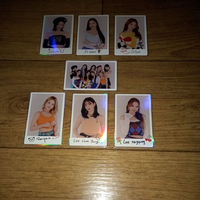 fromis_9 photocard unit photocard pc album benefit fromis days saerom jiwon jisun seoyeon chaeyoung 