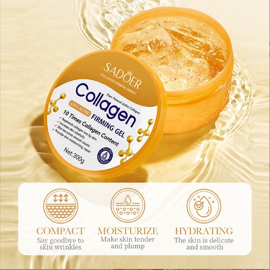 Sadoer Collagen Anti-aging Gel/ Gel Anti Kerutan/ Penuaan Firming Gel 300 Gr