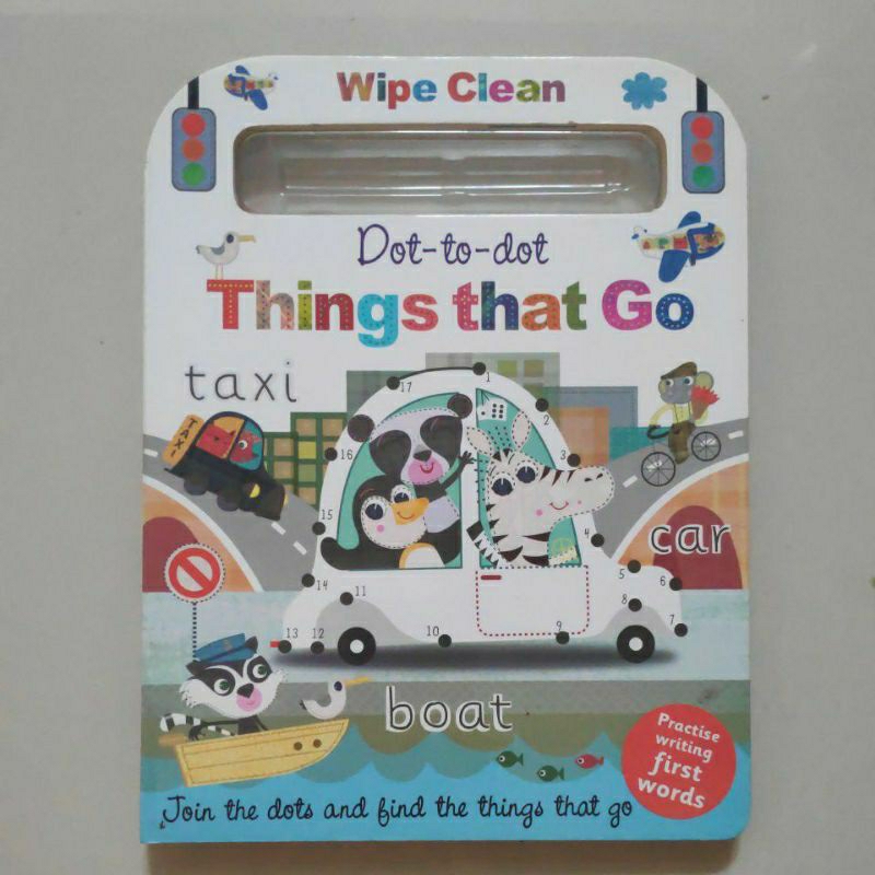 

Wipe Clean Board Book dot to dot PRELOVED