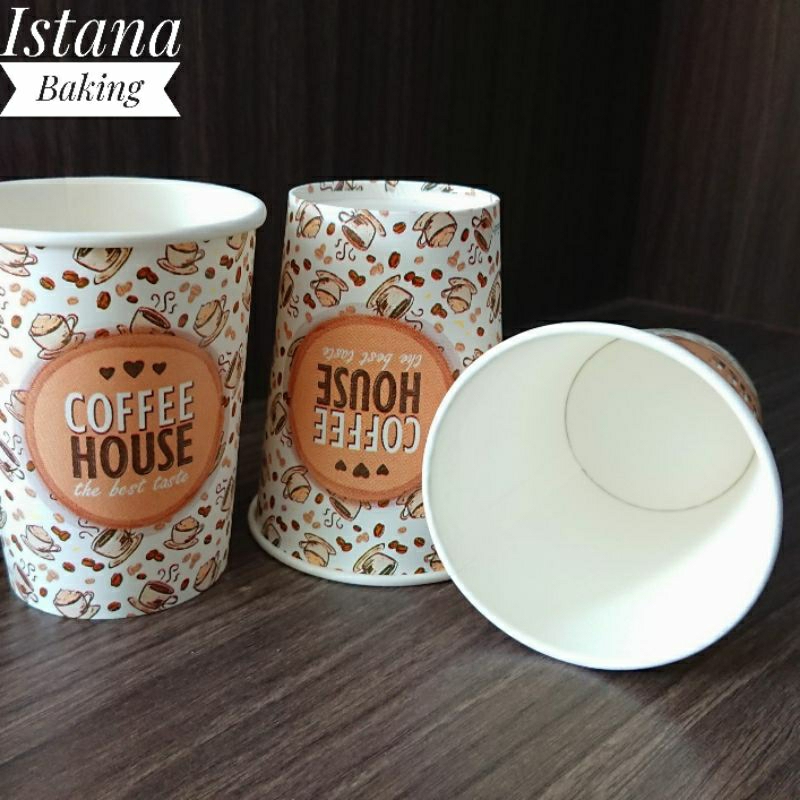 Paper Cup Gelas Kertas Cup Kopi Cup Higienis Minuman Panas Paper Cup