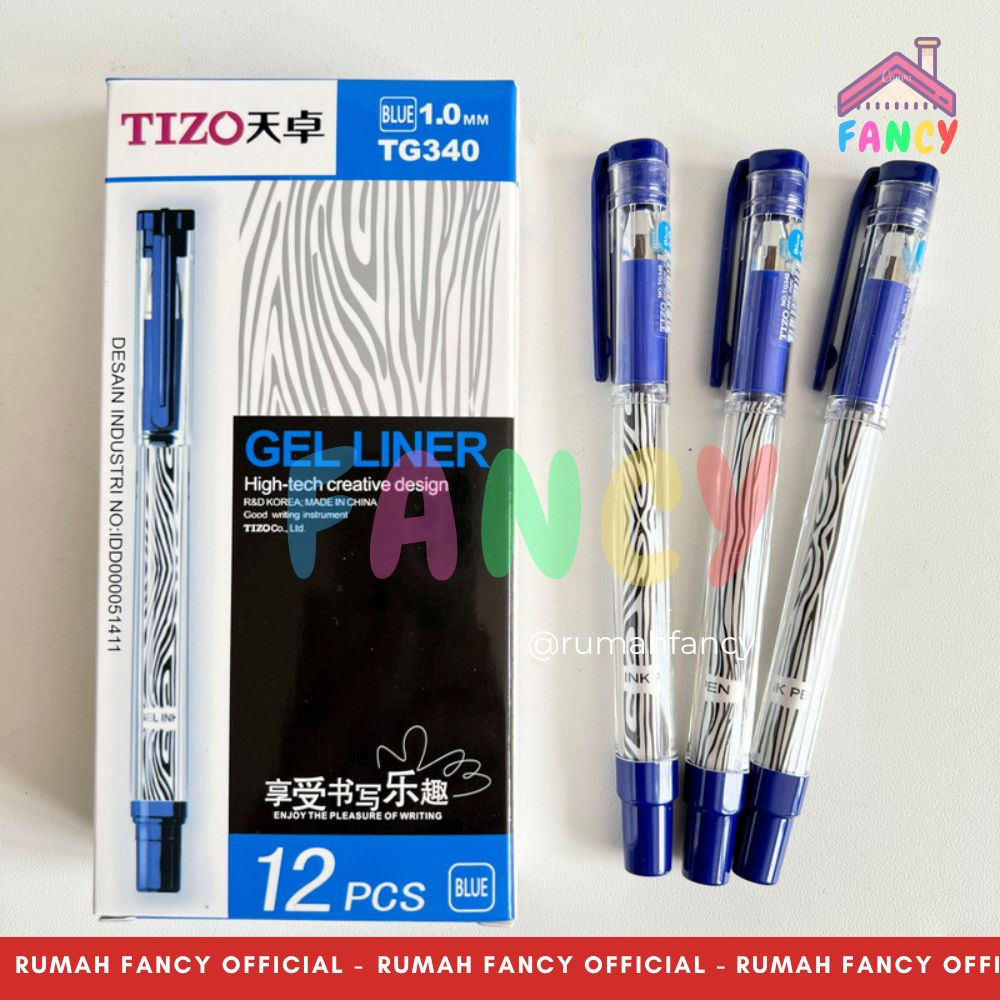 

RB [1LUSIN] Bolpen Gel Pen tizo TG 340 1.0mm Pulpen Tizo Tg 340 Pulpen Gel Tizo Gel Ink Pen Tizo