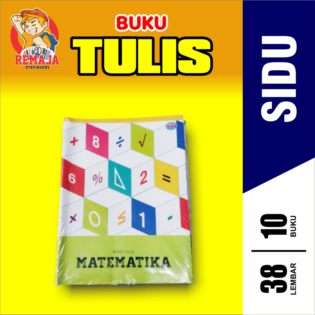 

Sidu Buku Strimin / Kotak Kecil isi 38 per pack 10 BUKU