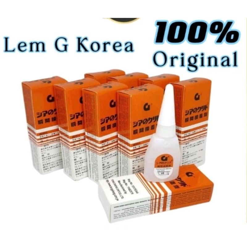 

LEM G KOREA ORI KWALITAS SUPER LEM SETAN LEM KOREA