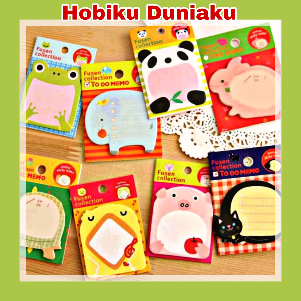 

Sticky Notes MIni Kertas Memo Tempel Motif Animal