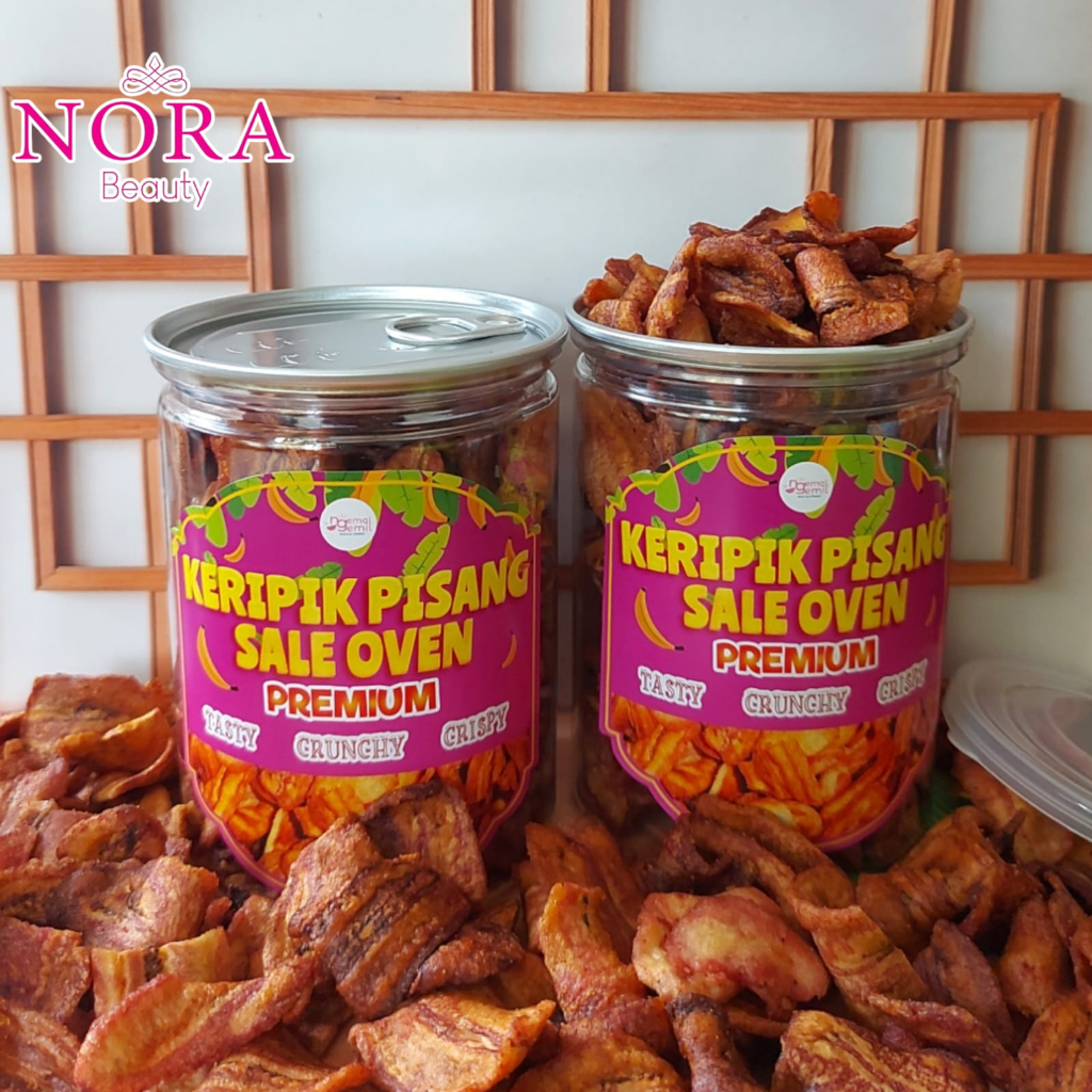 

Cemilan Keripik Pisang Sale Oven Original Kemasan CAN Premium //murah