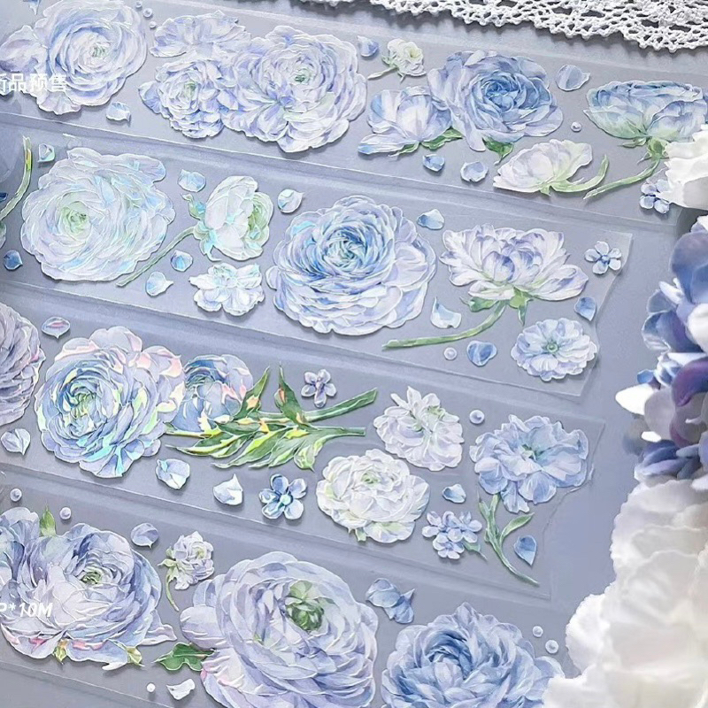 

[Sample] Likey Studio Water Color Sky PET Tape