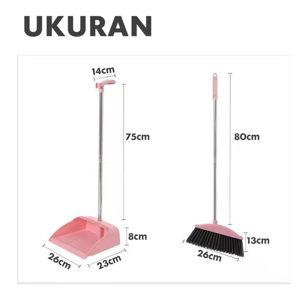 Set Sapu Pengki Alat Pembersih Debu | Broom Set Dustpan SB Set Sapu Pengki Alat Pembersih | Sapu Ajaib