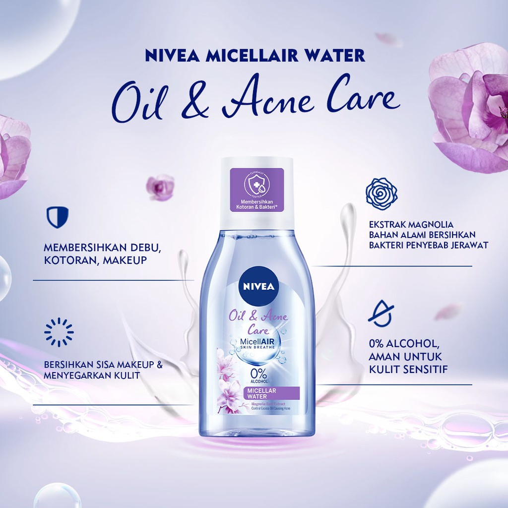 NIVEA MicellAir Oil &amp; Acne Care 125mL Micellar Water