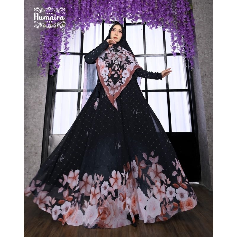 (READY) GAMIS SYARI JIVANA SERIES by HUMAIRA