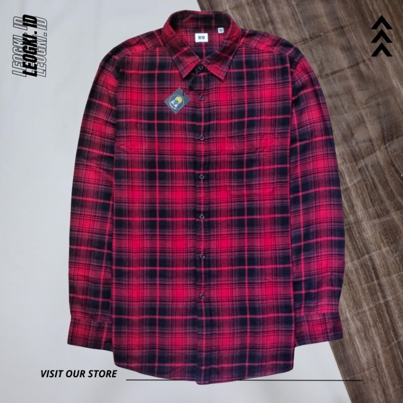 FLANEL UNIQLO OUTER WOOL VETERANO