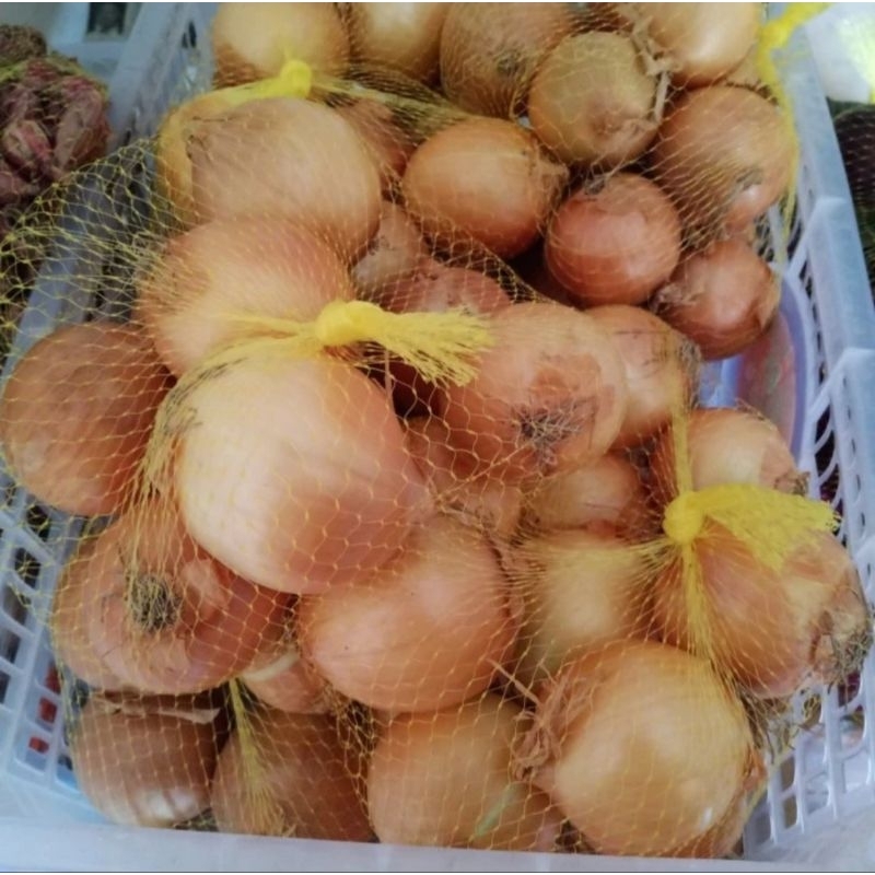 

Bawang Bombay 500 gram, besar, Grade A, Onion Bombai Segar Fresh a