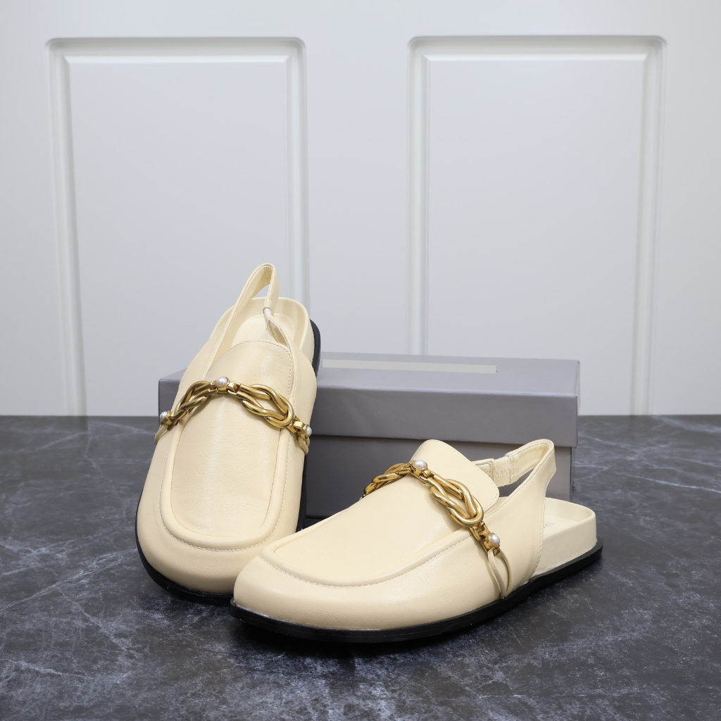 [ NEW ] Sepatu Mules Wanita C*K 483 - SNR Flat 2cm