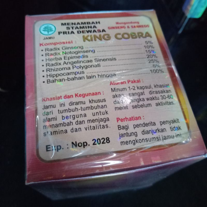 

PROMO King Herbal Tradisional