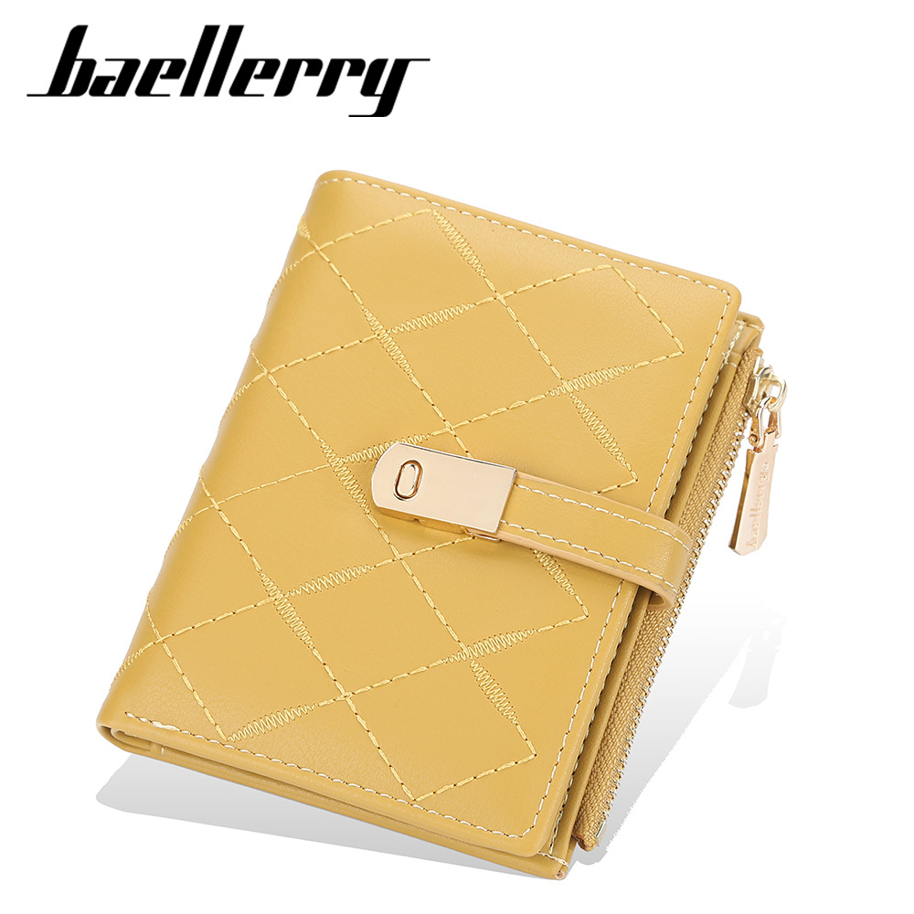 [BISA COD] BAELLERRY N8628 Dompet Wanita Kecil Bahan Kulit PU Leather Premium