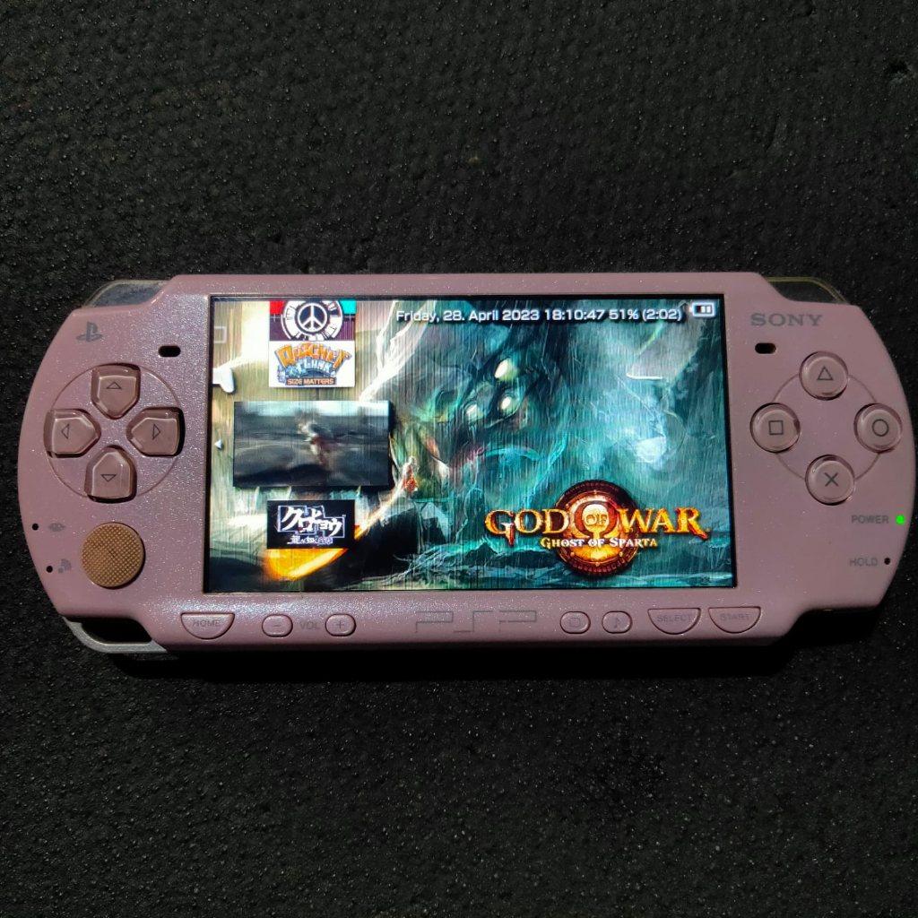 PSP 200 mulus, no minus, lecet pemakaian, fungsi normal, tombol klicky, analog no drift, full game, 