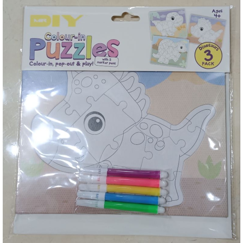 DIY coloring puzzle