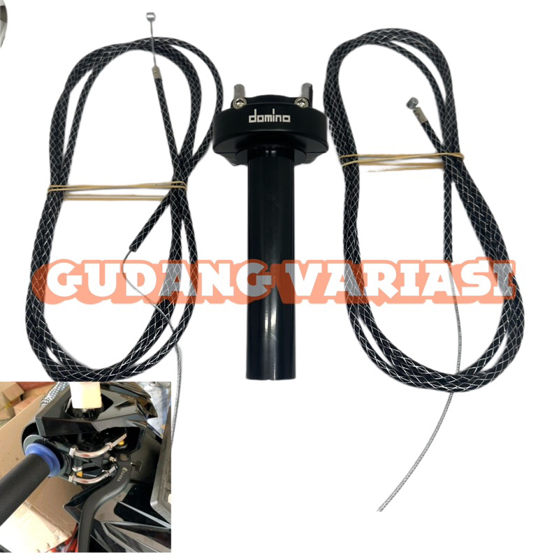 GAS SPONTAN DOMINO 2 KABEL PLUS KABEL GAS 190 CM ORIGINAL