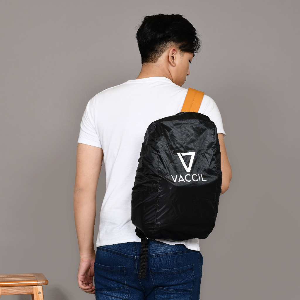 Tas Ransel Backpack Kulit Sintetis PU Pria Wanita Bisa Cod Kuliah Sekolah Kerja - Vaccil Bufo