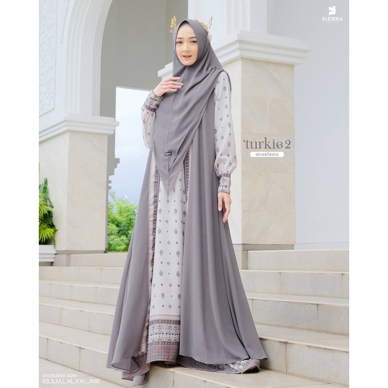 READY  Turkie 2 set Khimar Family By Dienna Gamis
