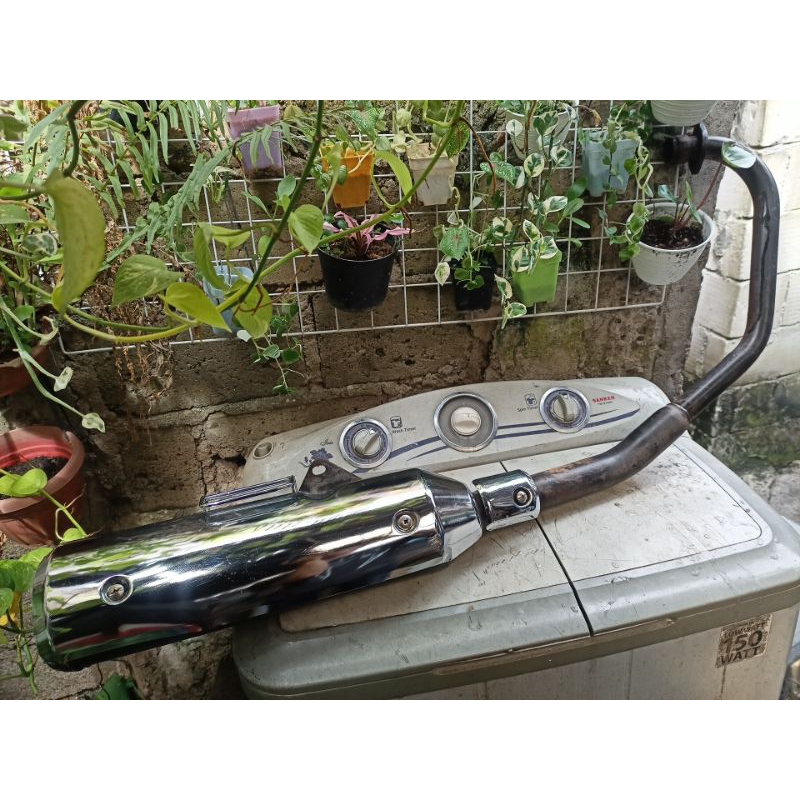 Knalpot Tiger revo bisa gl pro megapro cb dengan penyesuaian original ori copotan standar fullsystem